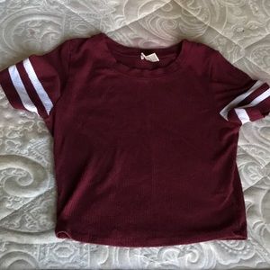 Marron crop top